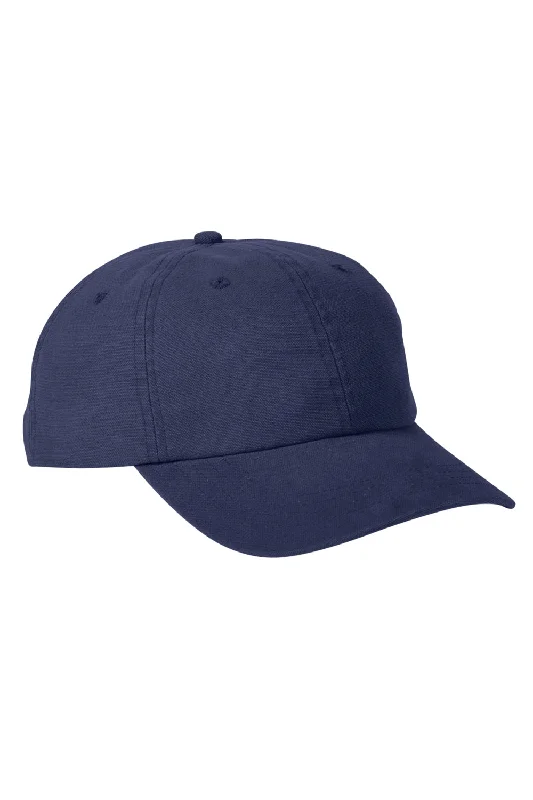 Mens hats for stormy weather-Big Accessories Mens Adjustable Hat - Navy Blue