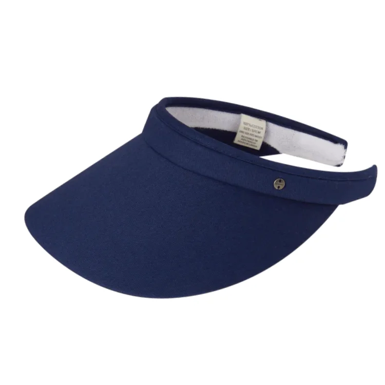 Beanies & Headbands with Classic Style-Kooringal Push On Visor - Navy