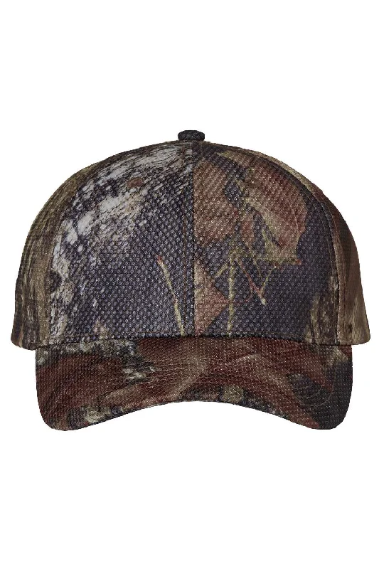 Mens hats with velvety feel-Kati Mens Cool Mesh Adjustable Hat - Mossy Oak Breakup