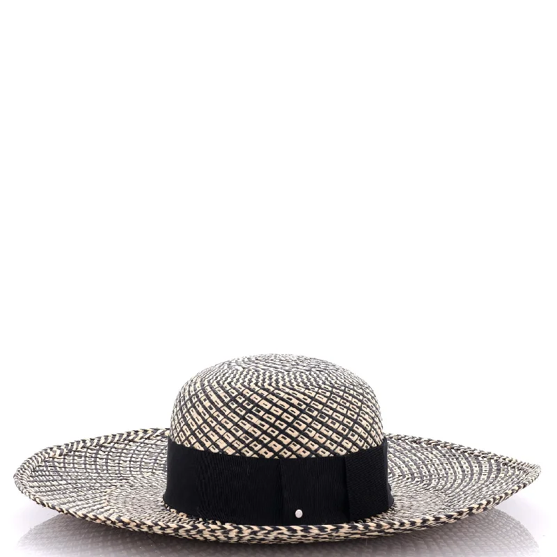 Womens Hats for gusty mornings-Anouk Panama Hat Straw