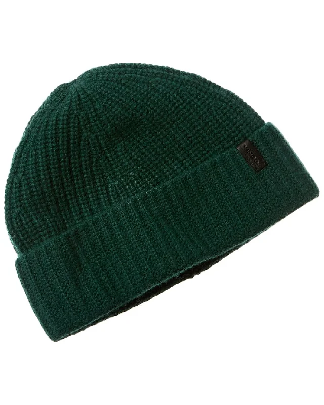 Wool hats for all-weather wear-Vince Shaker Stitch Knit Wool & Cashmere-Blend Hat