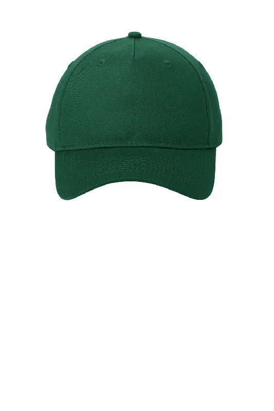 Mens hats for polished outfits-Port & Company Mens Twill Adjustable Hat - Hunter Green