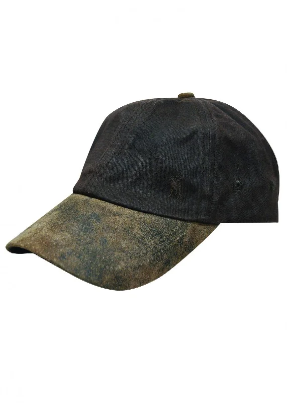 Beanies & Headbands for Mountain Trips-Thomas Cook Oilskin Cap - Dark Brown