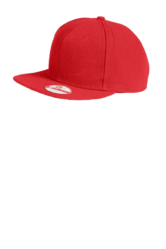 Mens hats with quirky designs-New Era Mens Adjustable Hat - Scarlet Red - Closeout