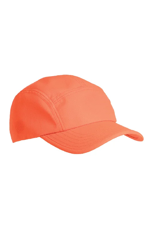 Mens hats for cold weather-Big Accessories Mens Pearl Performance Adjustable Hat - Orange