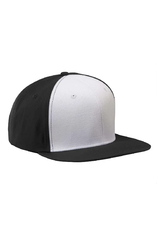 Mens hats with warm tones-Big Accessories Mens Adjustable Hat - Black/White