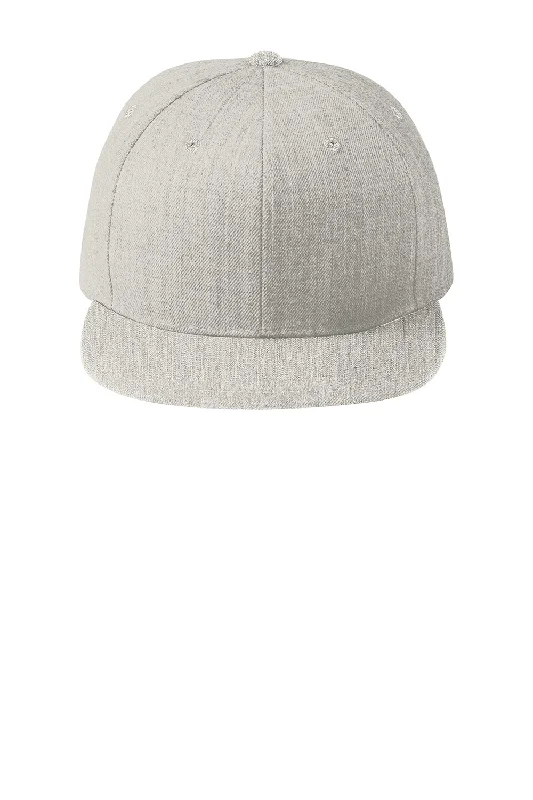 Mens hats with wool-Sport-Tek Mens Adjustable Hat - Heather Grey