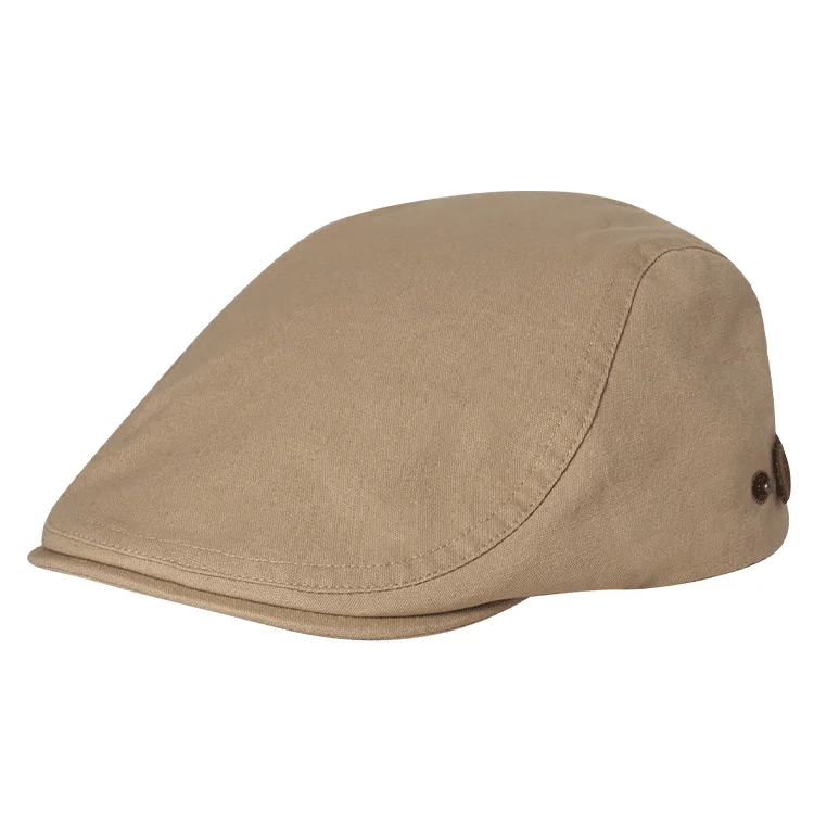 Beanies & Headbands for Home Use-Kooringal Cotton Drivers Cap Baker - Camel