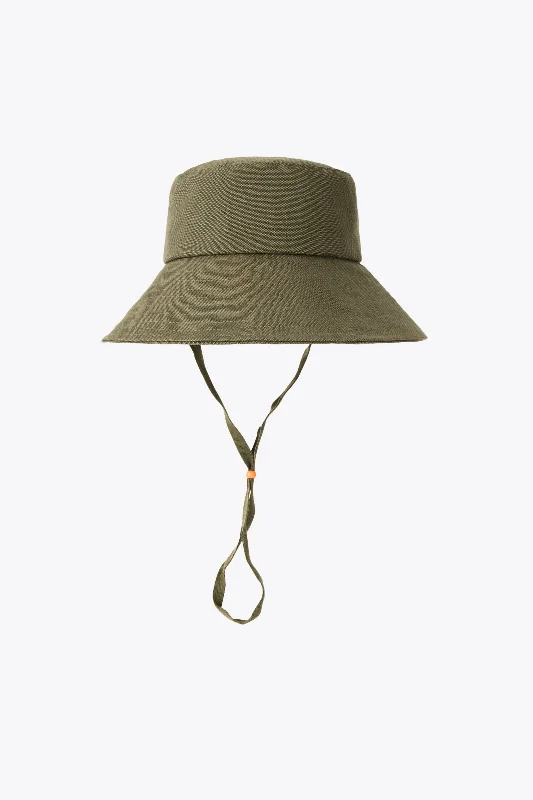 Sun hat for all ages-The Kids Wide Brim Sun Hat in Olive